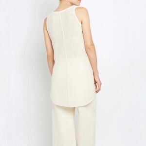 Inhabit NHBT 100% Linen Ivory‎ Tank Tunic NWT P 0-2